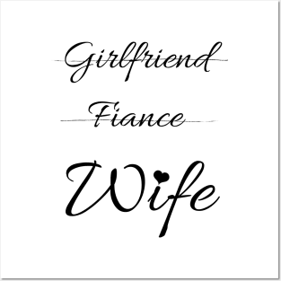 Girlfriend Fiance Wife - Girlfriend day Posters and Art